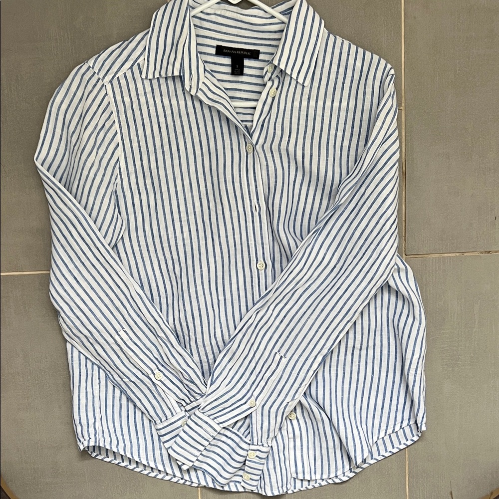 Blue Striped Women’s  Shirt